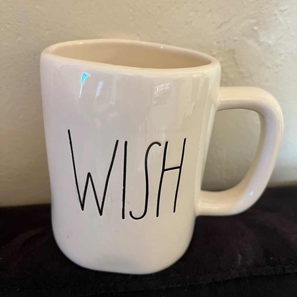 Rae Dunn Mug - “Wish” Artisan Collection/Magenta White Bowl NWT/NWOT